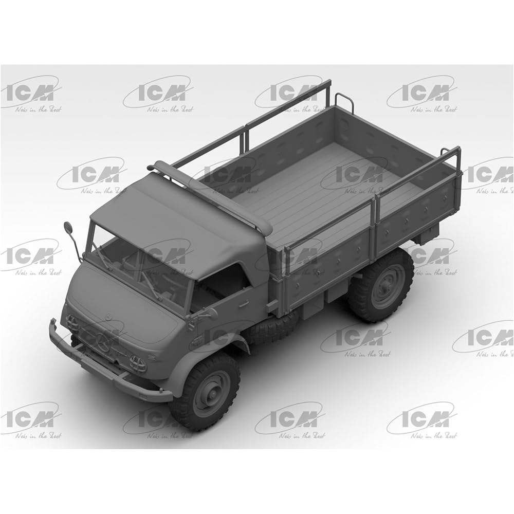 ICM 1/35 German Unimog S404 Military Truck Plastic Model 35135