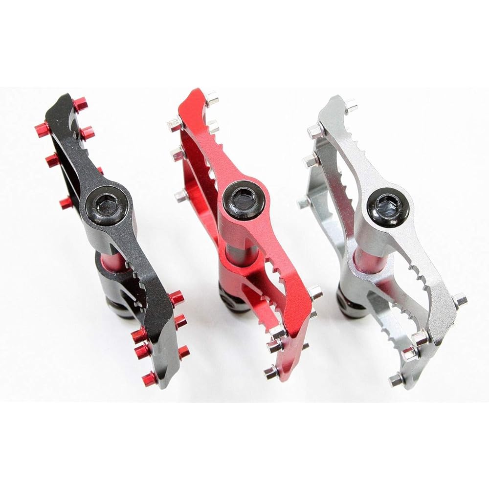 Lightweight 240g Chromoly shaft Cr-Mo 3 sealed bearings Compact design Flat pedal PD-R87 Gray PROMEND
