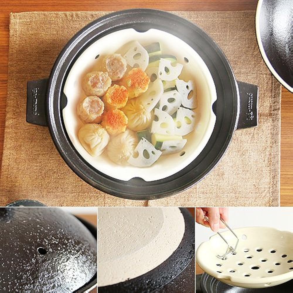 Hasenen Bistro Steam Pot Black (Large) 15793