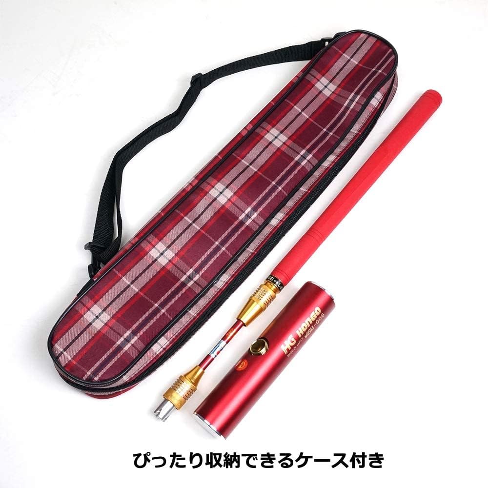Gateball stick head case set zoom (telescopic) type with special case SH-1171 HONGO Gate ball set model (purple) unisex