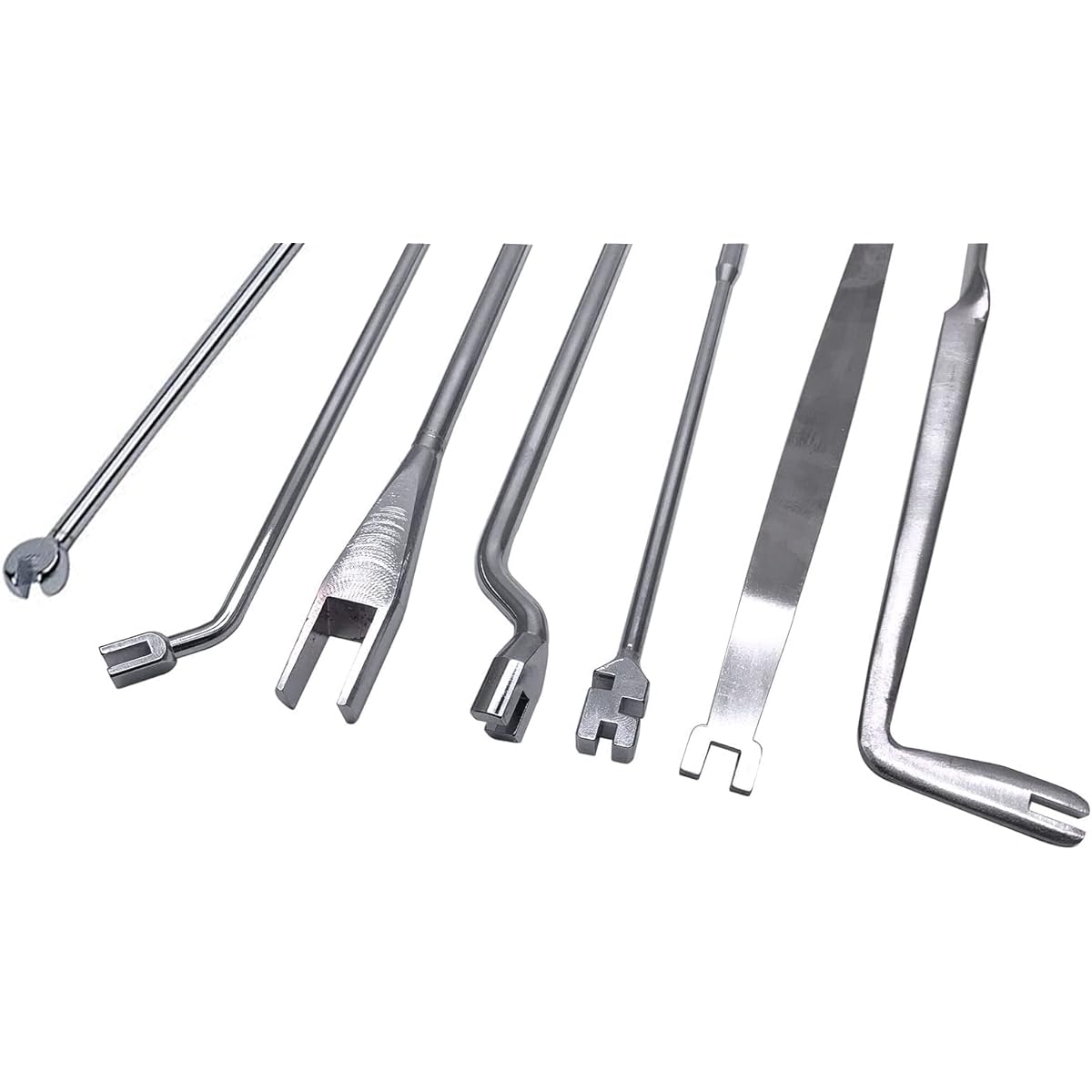 Jiayouy Piano Adjustment Tool Kit, 13 Pieces with 6 Inch Combination Handle, Multipurpose Adjustment Screwdriver, Capstan Screw Wrench, for DIY Repair and Piano Tool Maintenance, Silver