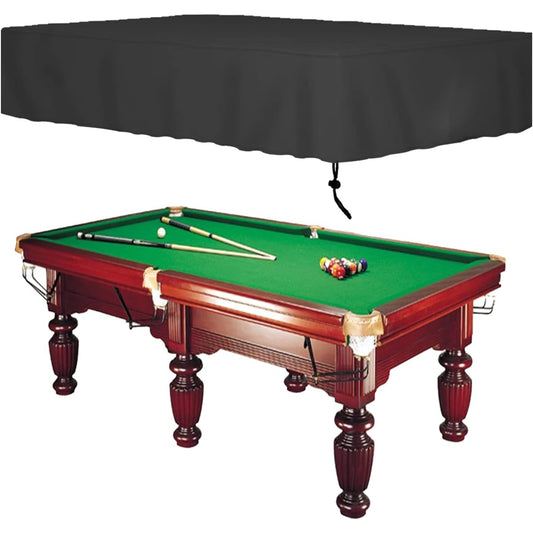 Oslimea 7 8 9 ft Billiard Pool Table Cover with Drawstring, Durable, Waterproof for Rectangular Tables