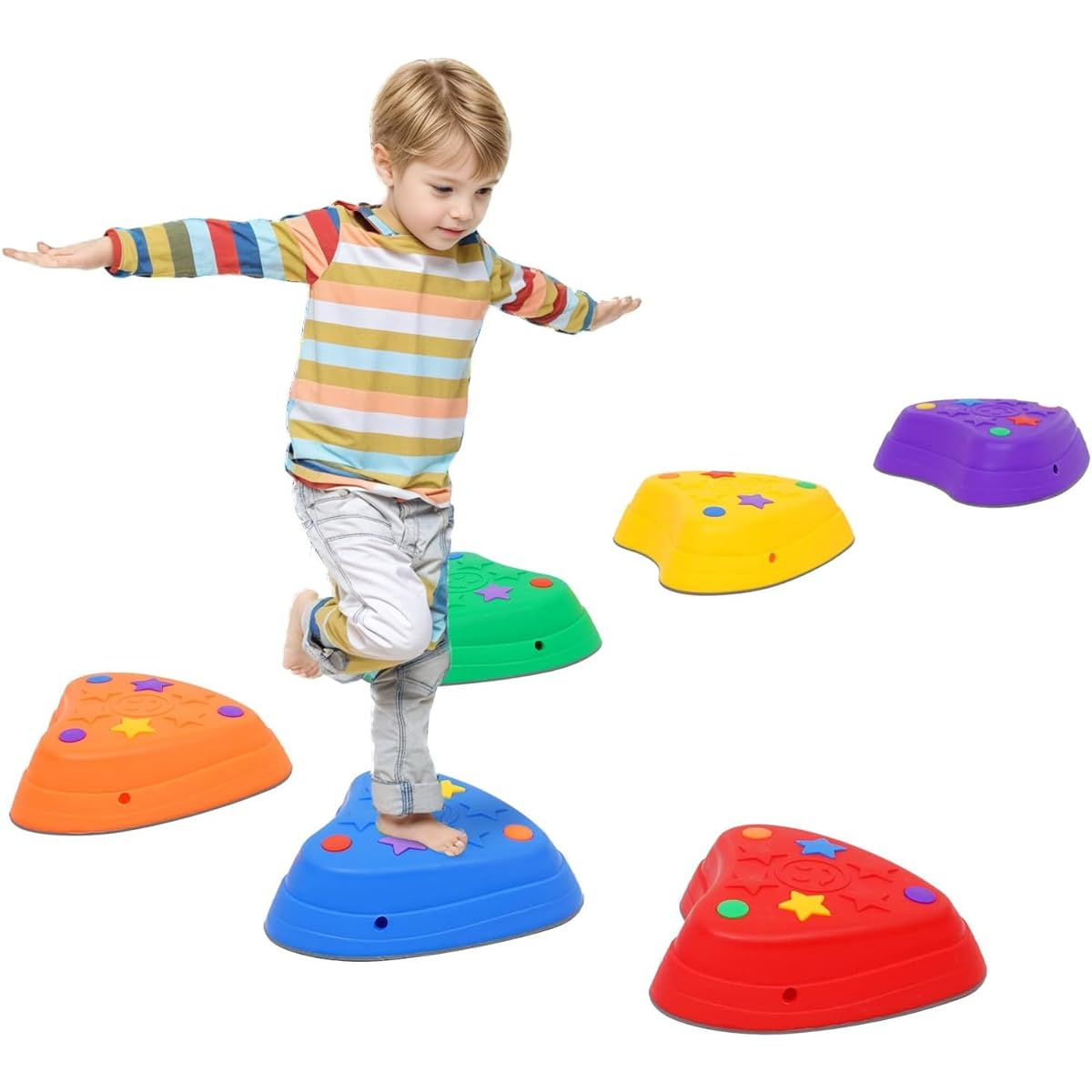 Heart Stepping Stones for Toddlers Balance Training