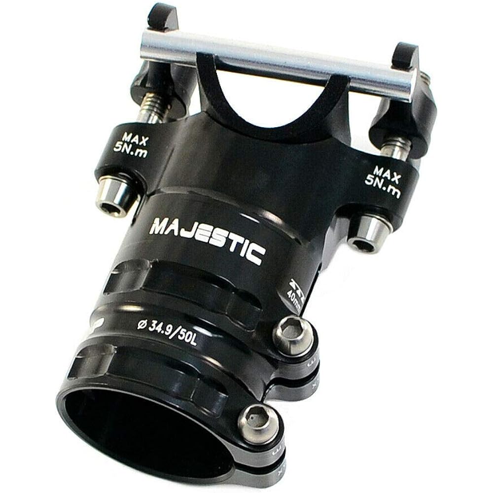 KCNC SP-9 ISP Majestic Seat Clamp 34.9/50mm Zero offset w/Ti Bolt, Black, SK2139
