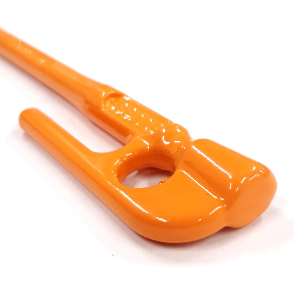 ELLISSE Forged Peg Elisse Stake 18cm Orange Powder Coating MK-180OR MADE IN JAPAN (Set of 8)