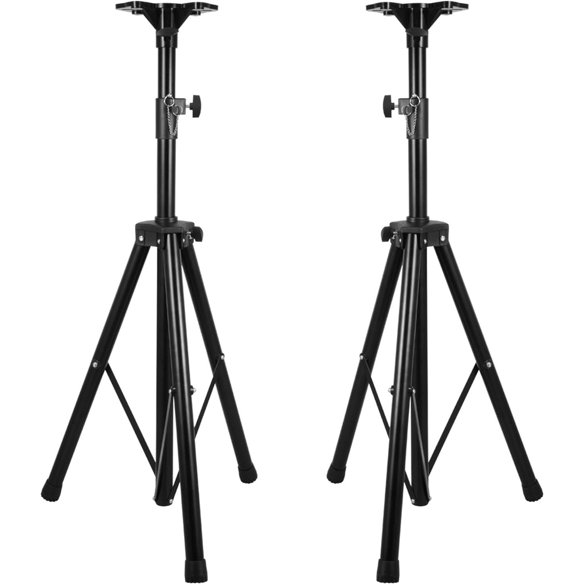 Voilamart Speaker Stand PA Tripod Speaker Stand High Quality Floor Speaker Bracket Mounting Bracket Set of 2