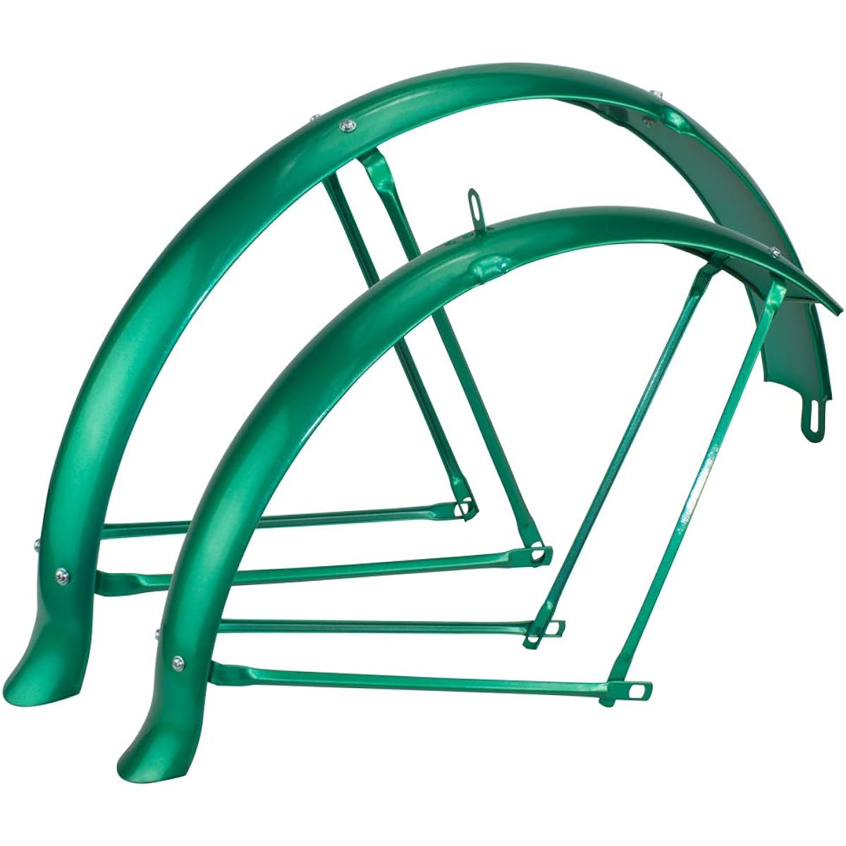 Fenix Cycles 26" Flare Standard Balloon Fender Set (Metallic Green)