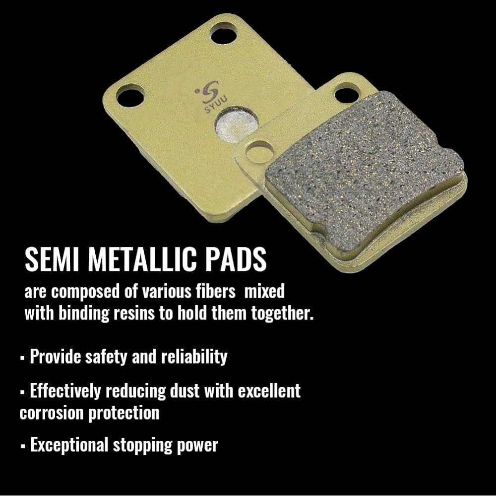 SYUU Motorcycle Replacement Front and Rear Brake Pads Brakes Kawasaki KX 65 KX65 (2000-2018) FA302F FA054R