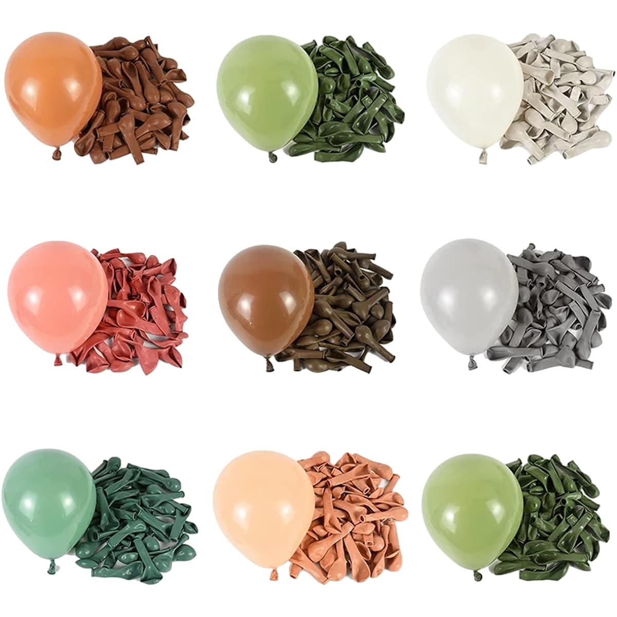 GULELAYAR 100pcs 5inch Retro Latex Balloons Retro Party Balloons for Birthday Wedding Engagement Baby Shower Graduation Party Art Performance Reveal Decoration