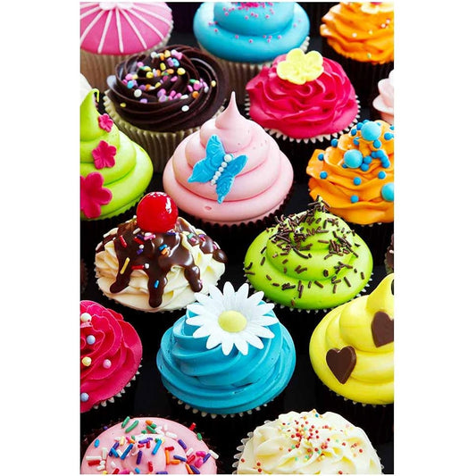 500 Piece Jigsaw Puzzle Cupcakes Mini Puzzle fishwisdom Age 8+ (520 x 380mm)