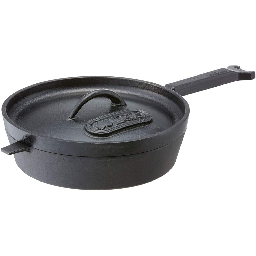 LOGOS Dutch Oven & Skillet 9inch (with bag) 81062237 Black