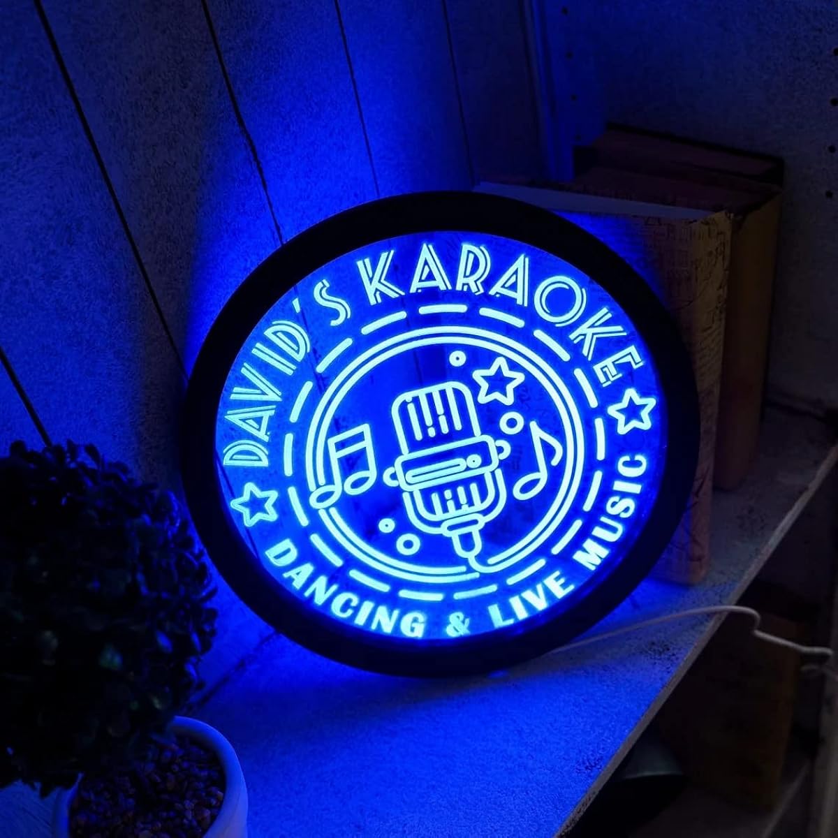 personalized karaoke neon signs, karaoke led signs, karaoke light signs, karaoke signs for wall, karaoke decorations, personalized led signs, karaoke custom signs