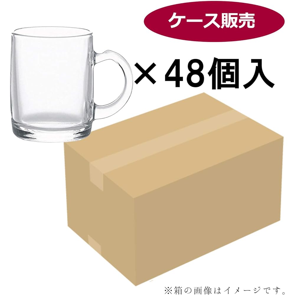 Toyo Sasaki Glass Beer Glass Tennessee Mug 235ml 48 pieces (sold in case) Enjoy the rich aroma of beer Stylish Beer Glass Pint Glass Cup Made in Japan Dishwasher Safe P-06411