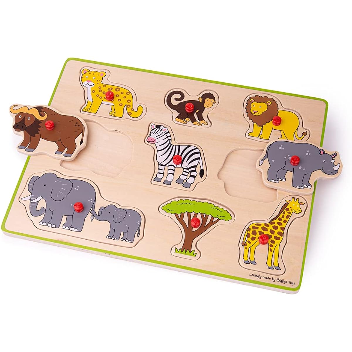 Bigjigs Toys Chunky Lift Out Puzzle - Safari