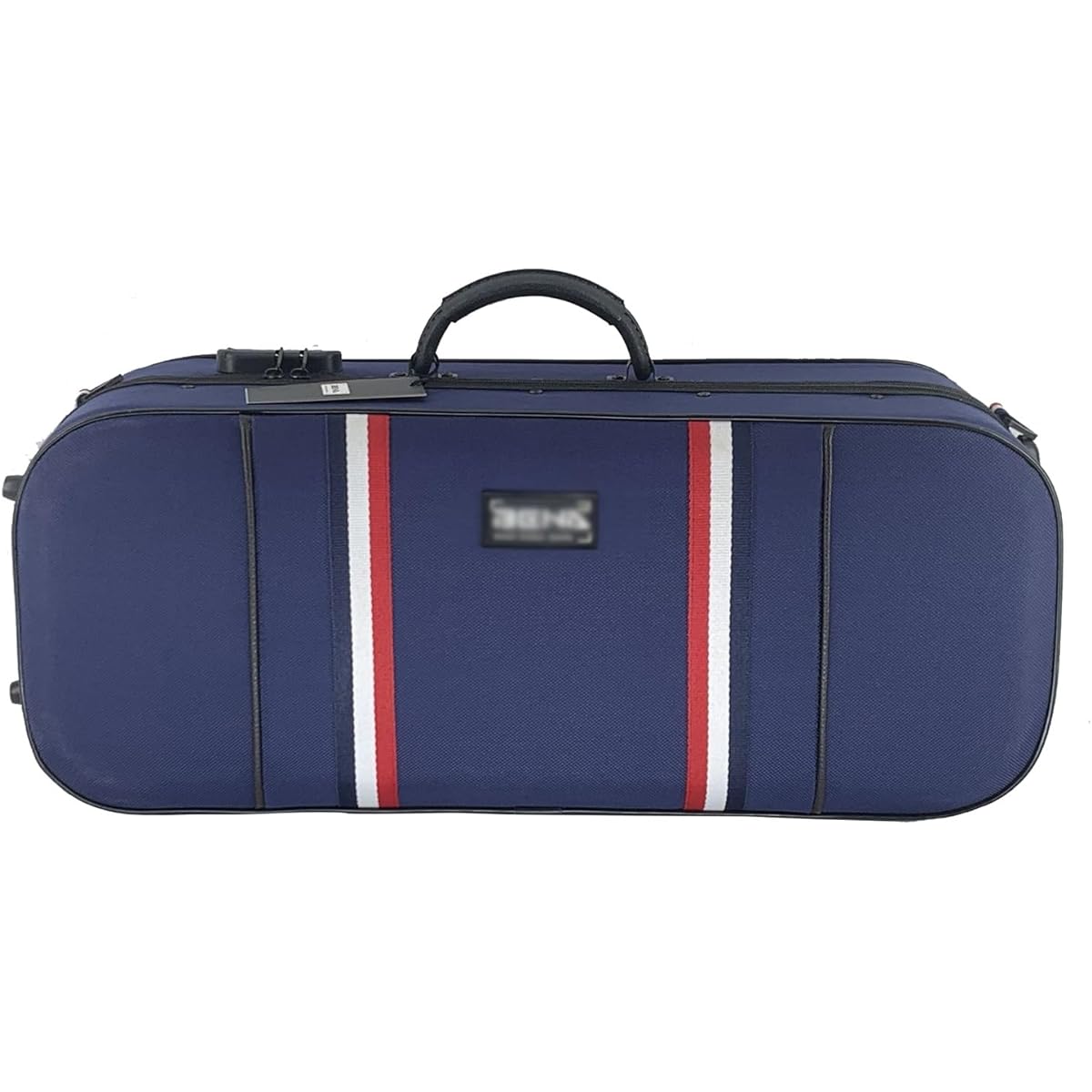 Violin Case Violin Double Violin Case Waterproof Oxford Fabric Fleece Case (Color: Blue, Size: One size)