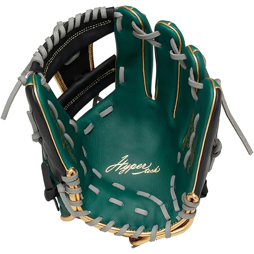 Rawlings Baseball Glove Adult Softball HYPER TECH COLOR SYNC [For Infielders] Size 11.25 GR3FHTCN62 Dark Green/Black *For right-handed throwers