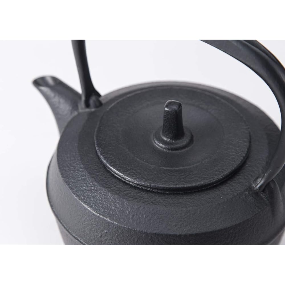 Iwachu Iron Kettle Kettlebaum IH Compatible Black Baked (Kamayaki) 1.1L Nanbu Ironware 11722