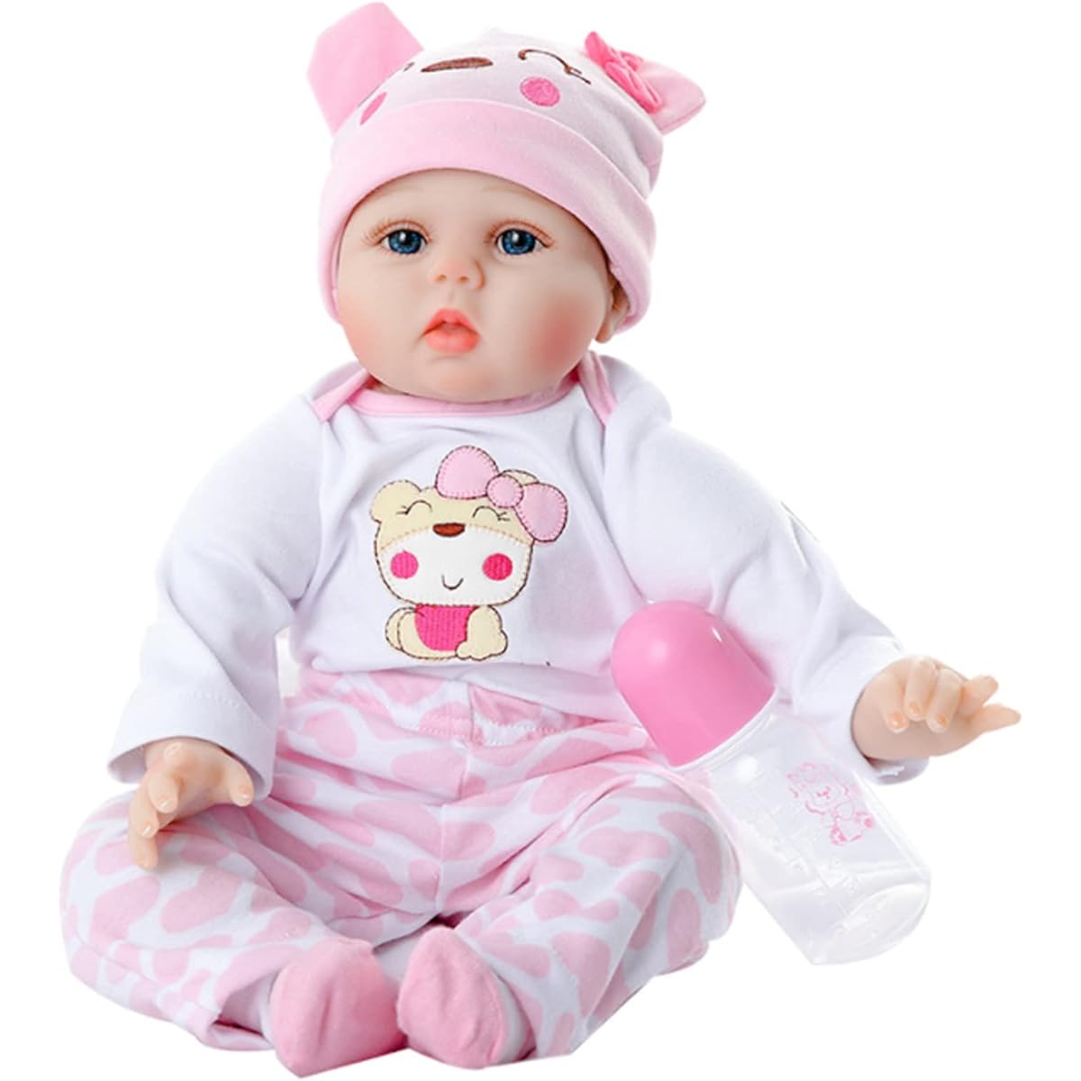 Reborn Doll 55cm/22in,Reborn Doll Girl Looks Real Baby Doll,Handmade Realistic Doll,Pretty Newborn Reborn Doll Toy Gift