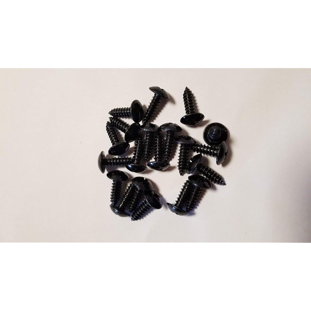 Huskey EZGO RXV Golf Cart Fender Flares with Self-Taping Screws 4 Pieces for 2008-2015 G/E Models Made of Impact Resistant ABS Plastic Recommended for Lifted Golf Carts with Off-Road Tires