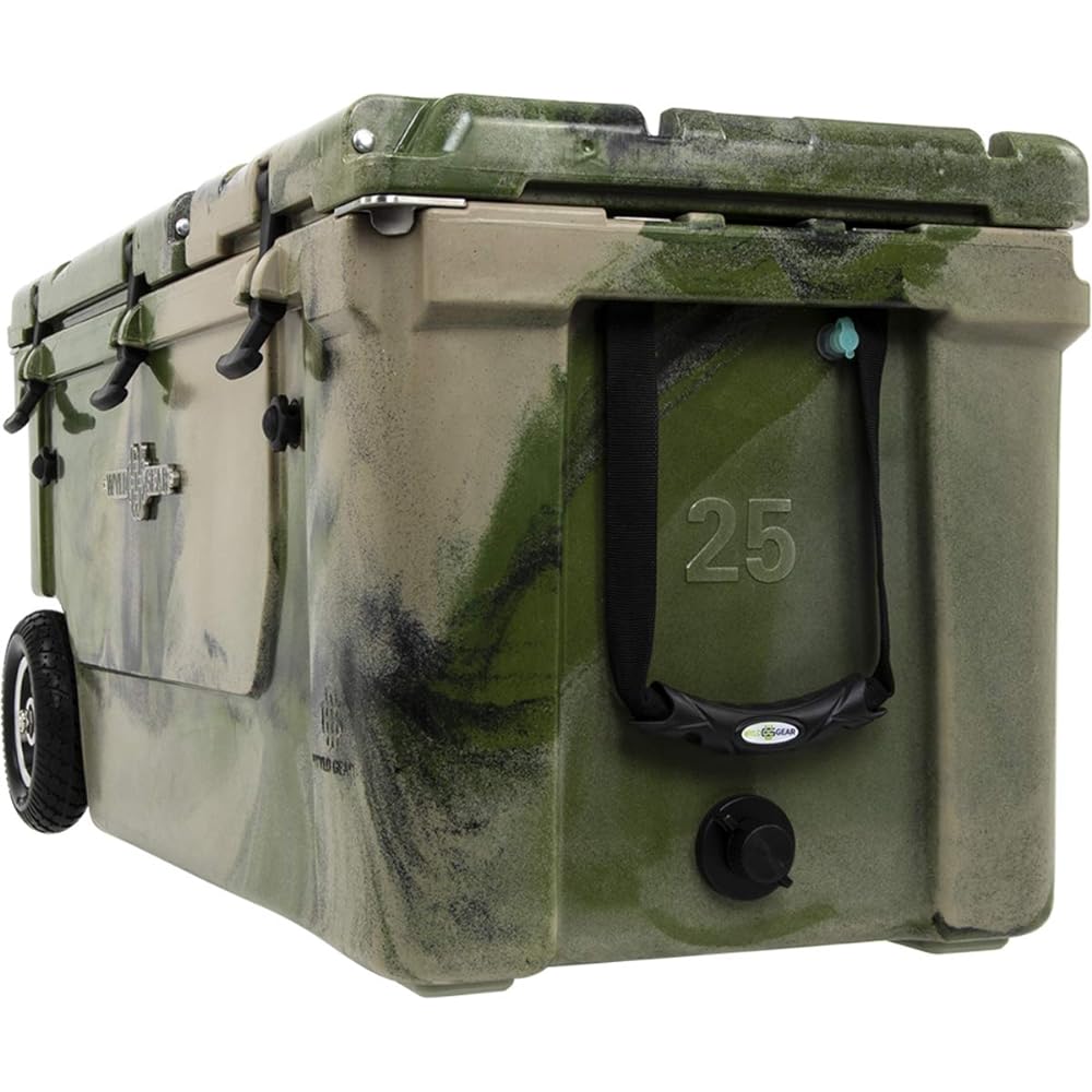 Wild Gear WYLD GEAR Hard Cooler 75Q Cooler Box 2-chamber structure with casters Roto mold manufacturing method 75 quarts 71 liters