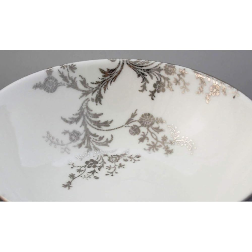 [Regular Imported Product] Wedgwood Vera Wang Vera Lace Platinum/Gold Multi Saucer Pair Wedding Gift Present 1053581