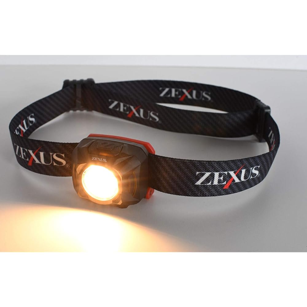 Fuji Toki ZEXUS LED Light ZX-R20 Rechargeable [Maximum 380 lumens Main LED lighting time: Up to 8 hours Red/Bulb color]