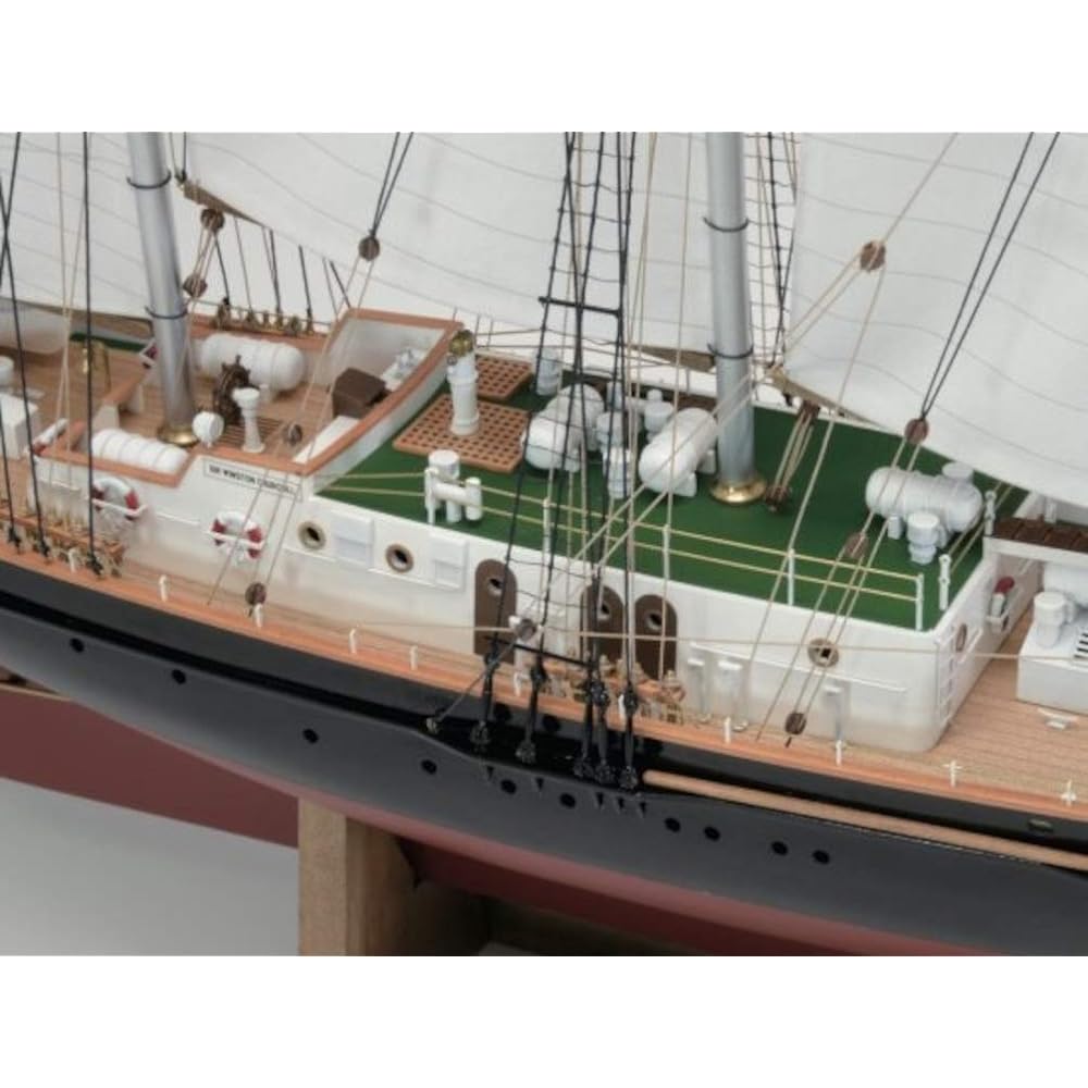 Woody Joe 1/75 Sir Winston Churchill Wooden Model Assembly Kit 4560134351653