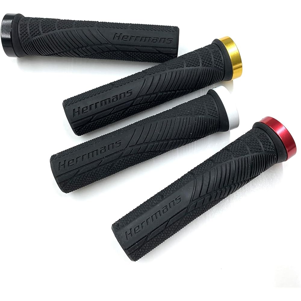 HERRMANS [Genuine] Shark Lock Lock-on Grip Red 2099-0568 2099-0568 Red
