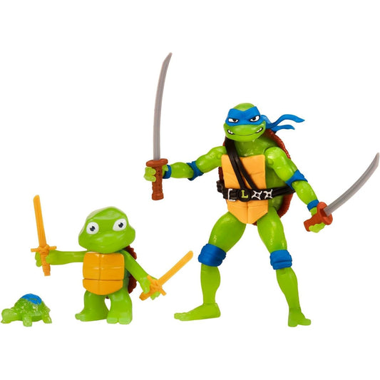 Teenage Mutant Ninja Turtles Mutant Mayhem Making of a Ninja Leondardo Action Figure 3-Pack