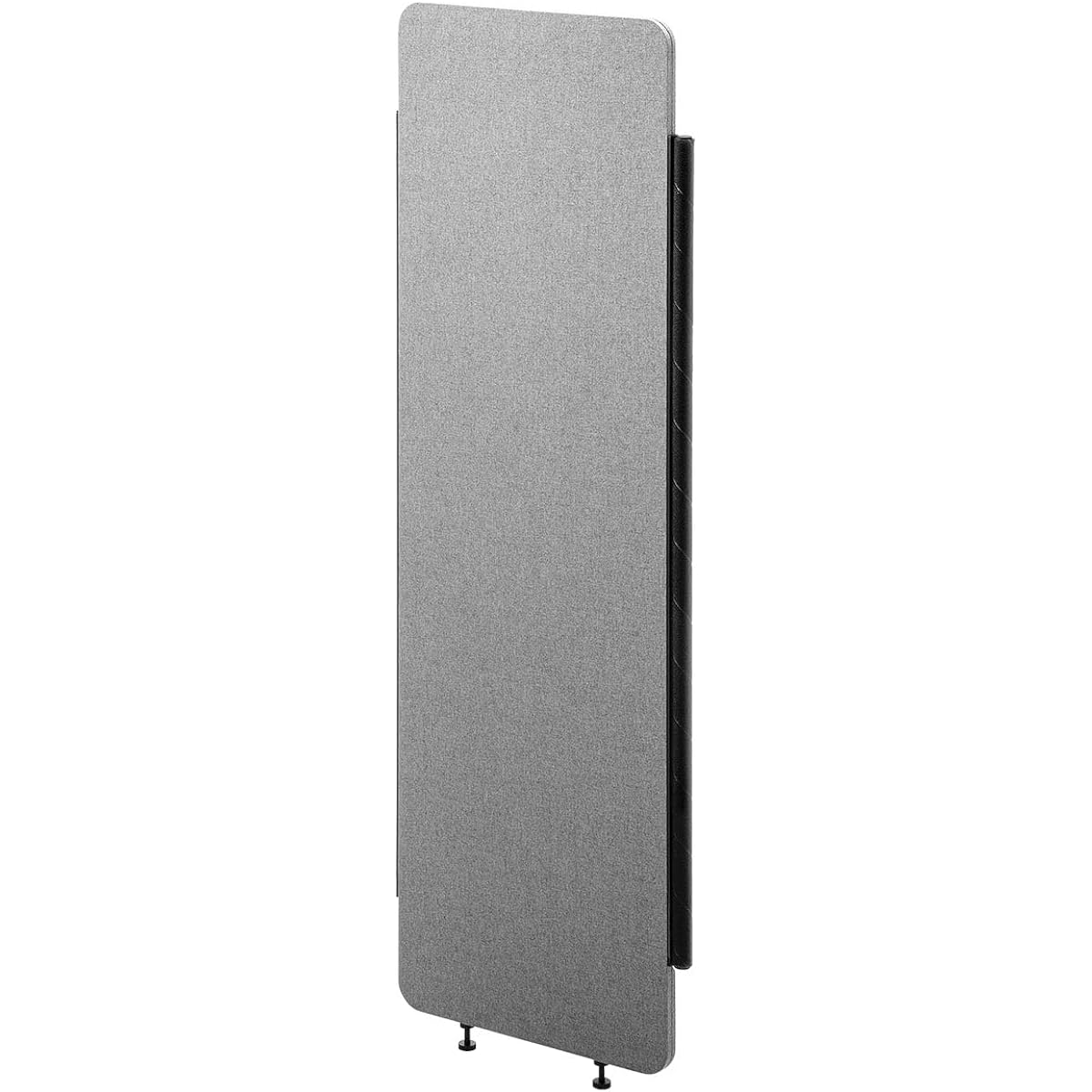 Sanwa Direct Sound Absorption Panel Felt with Adjuster Width 91.2cm Height 192cm Gray 100-SPT027GY
