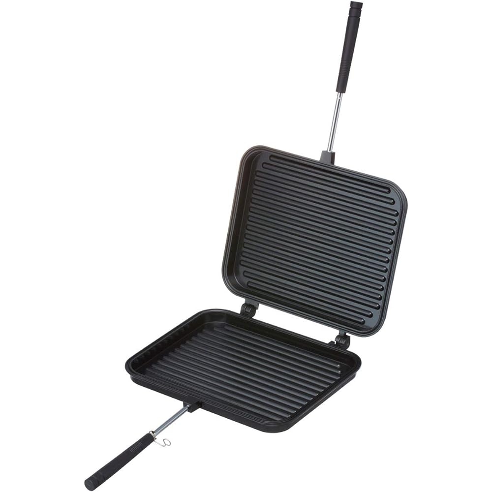 LOGOS Grill Sand Pan 81062246 Black (Approx.) Width 23 x Depth 41 x Height 4.5cm