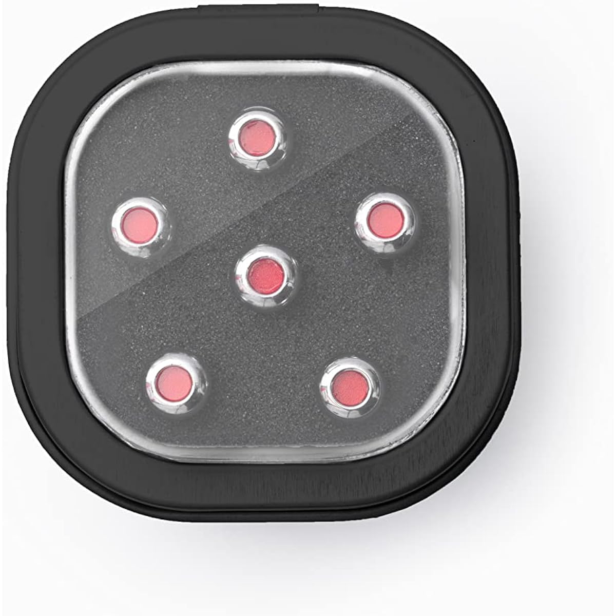 MARTIN 18APP0007 Chrome/Red Dot LIQUIDMETAL LUXE BY MARTIN Bridge Pins