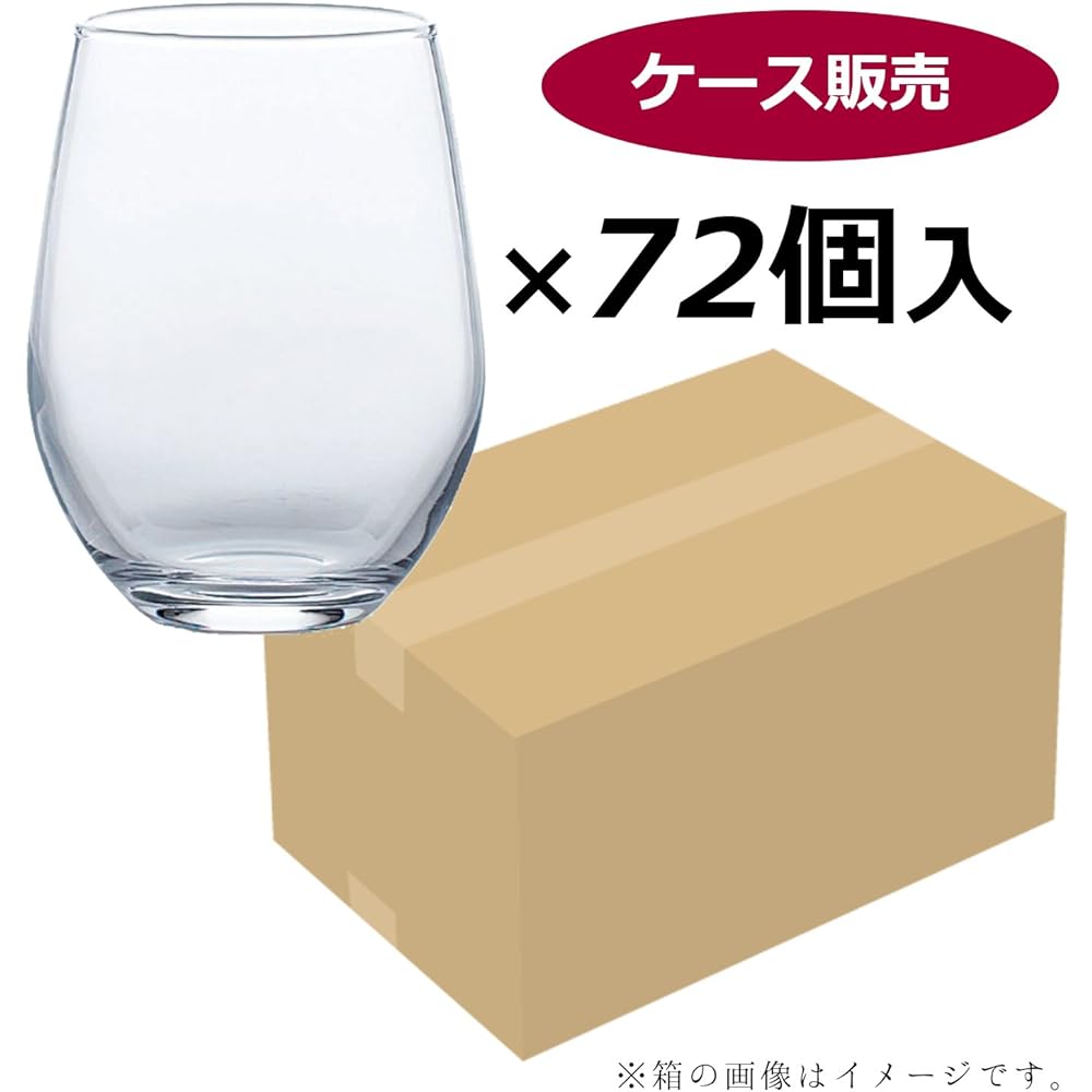 Toyo Sasaki Glass Tumbler Glass Spritzer Glass 325ml Set of 72 (Sold in Case) Made in Japan HS Shiori Included Break Resistant Dishwasher Safe Tumbler Glass Cup Beer Glass Highball Glass B-45102HS-JAN-P-1ct