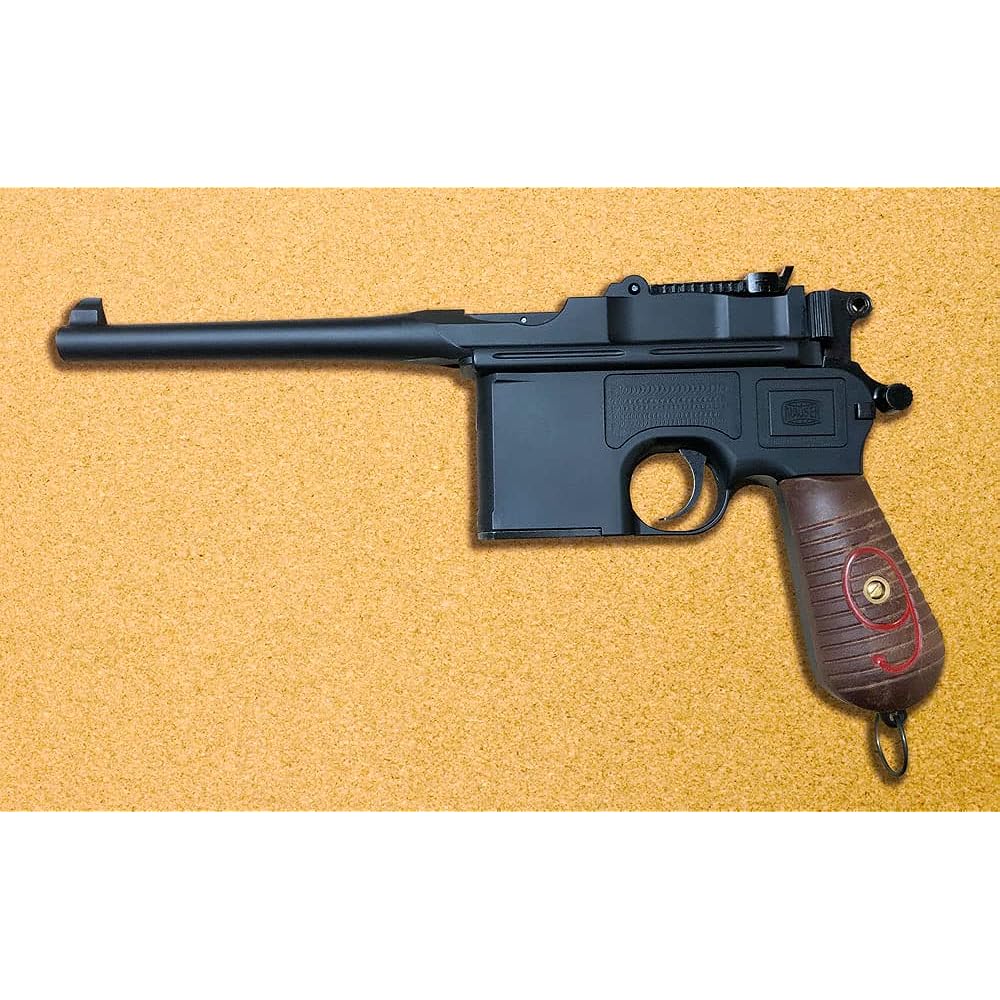 A!CTION Mauser C96 Red9 Matte Black Model Gun Complete Product