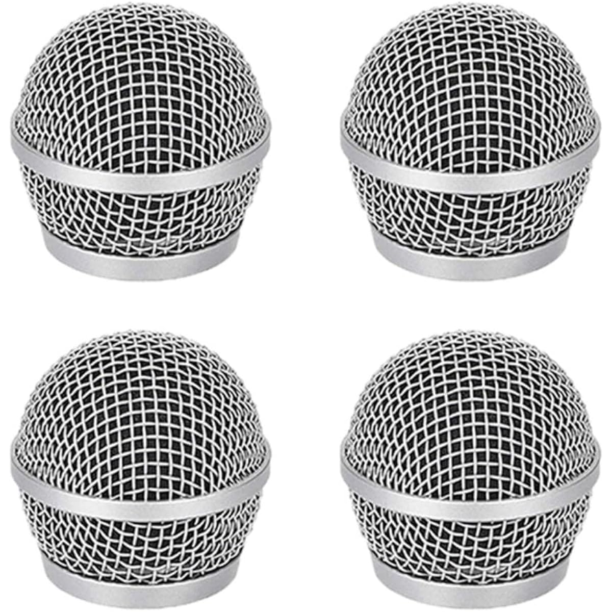 Shure PG58 Head Replacement Steel Mesh Microphone Grill Head Grill Mic Ball Replacement with Inner Foam for PG58 Shure Grill