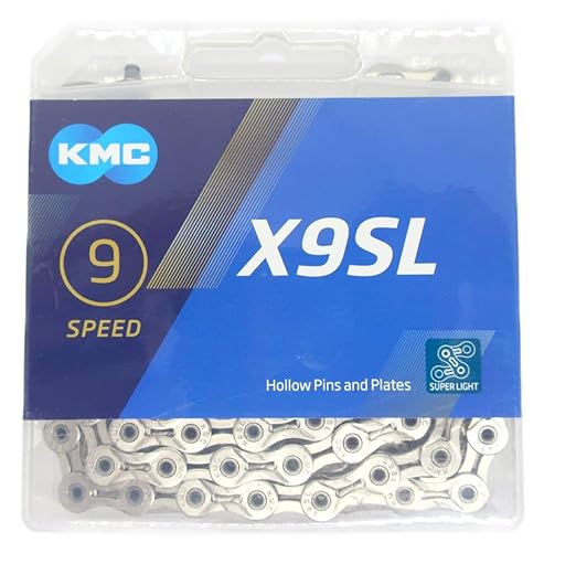 KMC X9SL Chain 9 Speed/9s/9 Speed 114Links (Gold) [Parallel Import]
