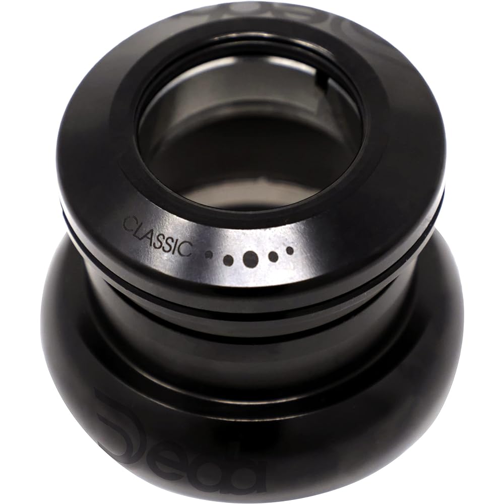 Deda ELEMENTI Headset Head Parts Headset CLASSIC1 Upper:1-1/8, Lower:1.5 BLK CLASSIC1 Upper:Semi-Integrated 1”1/8, Lower:External Cup 1.5” BLK