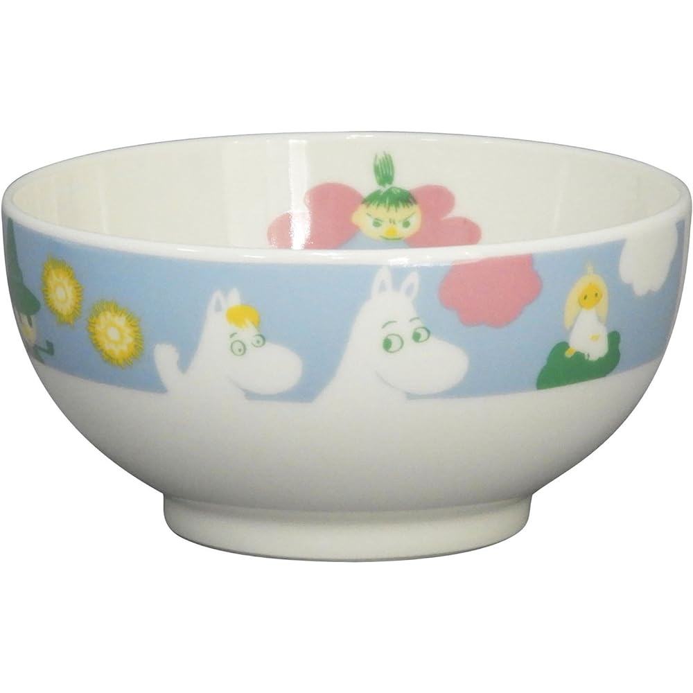 Yamaka Shoten MOOMIN "Baby Kids" Tableware Set 6 Pieces Baby Children's Tableware (Gift Box) Microwave Dishwasher Safe Moomin Goods Scandinavian Mother's Day Present Tableware Gift Wedding Gift Made in Japan MM1200-115