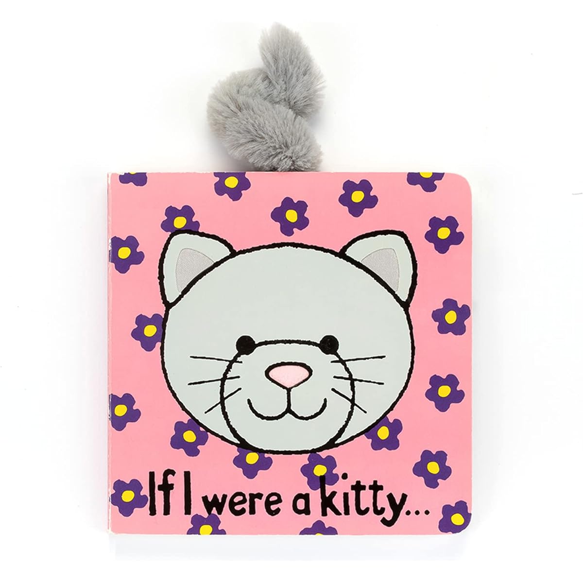 Jellycat Board Book, "If I were a ..." Collection, 6 inches, Grey, BB444CKN