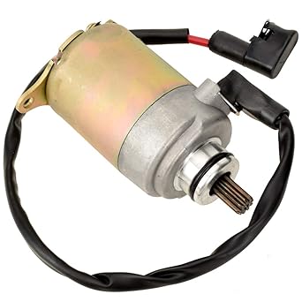 HIAORS 9 Teeth Starter Motor GY6 Carter Talon Yerf Dog 150cc Go Kart 125cc Taotao SUNL Baja Ice Bear Tank Roketa 152QMI 157QMJ Engine Joan Way Scooter ATV Moped Quad 4 Wheel Vehicle