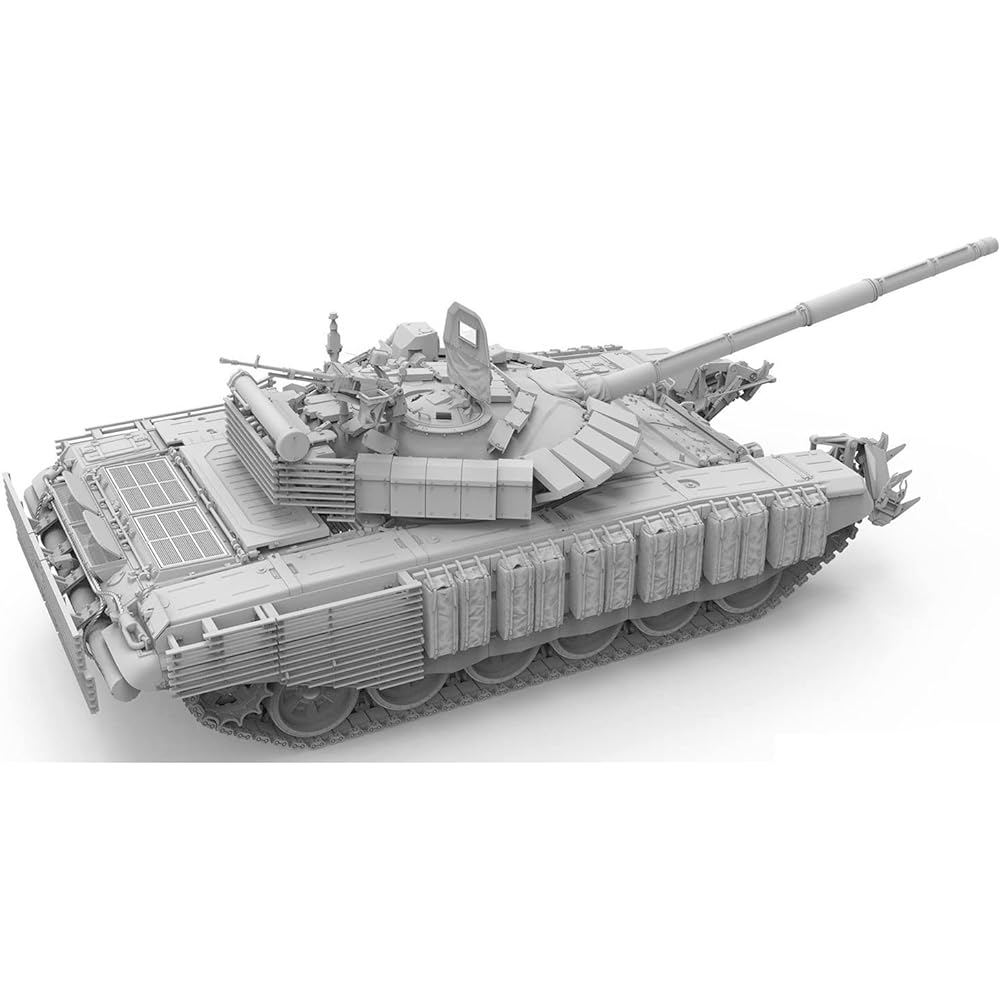 GSI Creos Mon Model 1/35 Russian Army T-72B3M Main Battle Tank KMT-8 Equipped with Mine Disposal Device Plastic Model MTS053 Molding Color