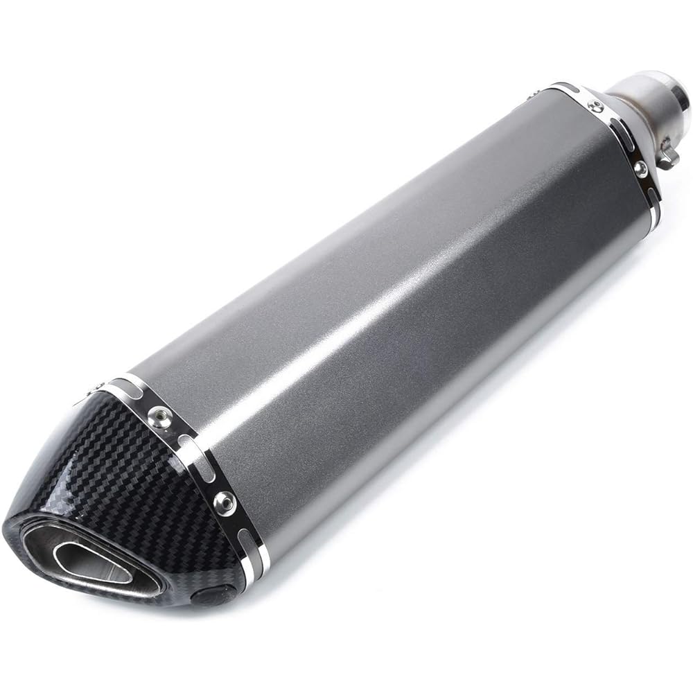 Yowhyana Motorcycle Silencer Slip-on Muffler 51mm General Purpose Total Length 47CM Motorcycle