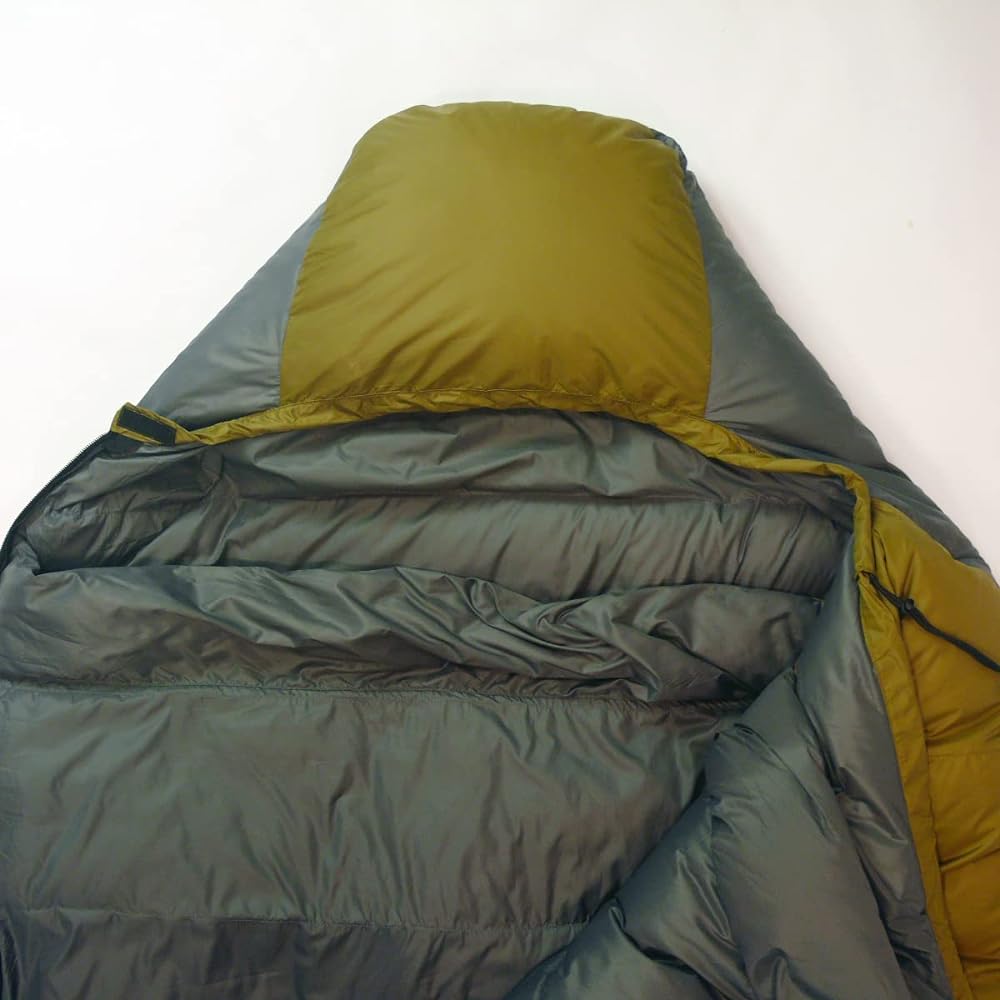 NANGA Sleeping Bag Outlet Down Shruff 450 Regular Lower Temperature -8 degrees Coyote Right Zipper