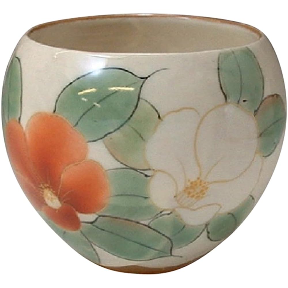 Kyoto ware, Kiyomizu ware, pottery kiln, tea bowl (with presentation box), flower arrangement (shara) AHS-05