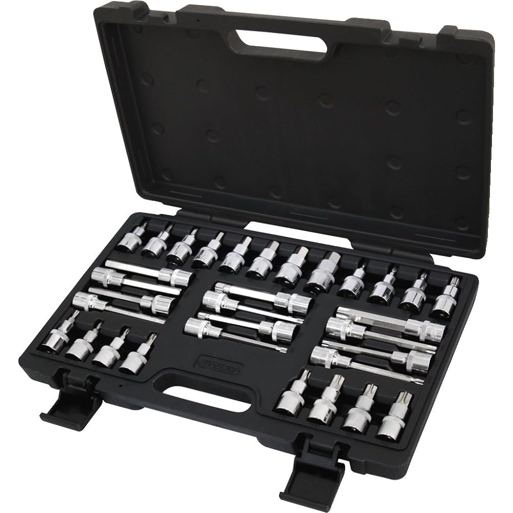 KS TOOLS 1/2" CHROMEplus Bit Socket Set 32 pcs 1/2" CHROMEplus Bit Socket Set 32 pcs 918.1752