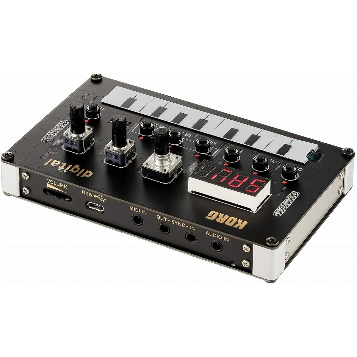 KORG/Nu:Tekt NTS-1 digital KIT DIY synth kit -USB2 port AC, AUX cable set-