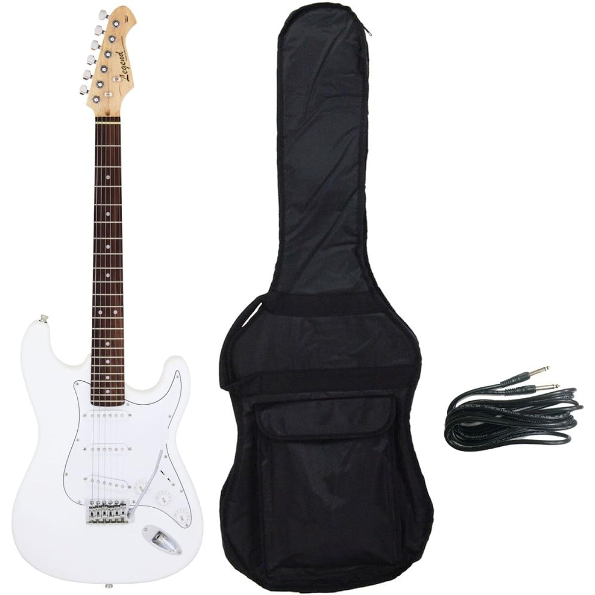 [Case included] Legend LST-Z WH (White) Stratocaster electric guitar
