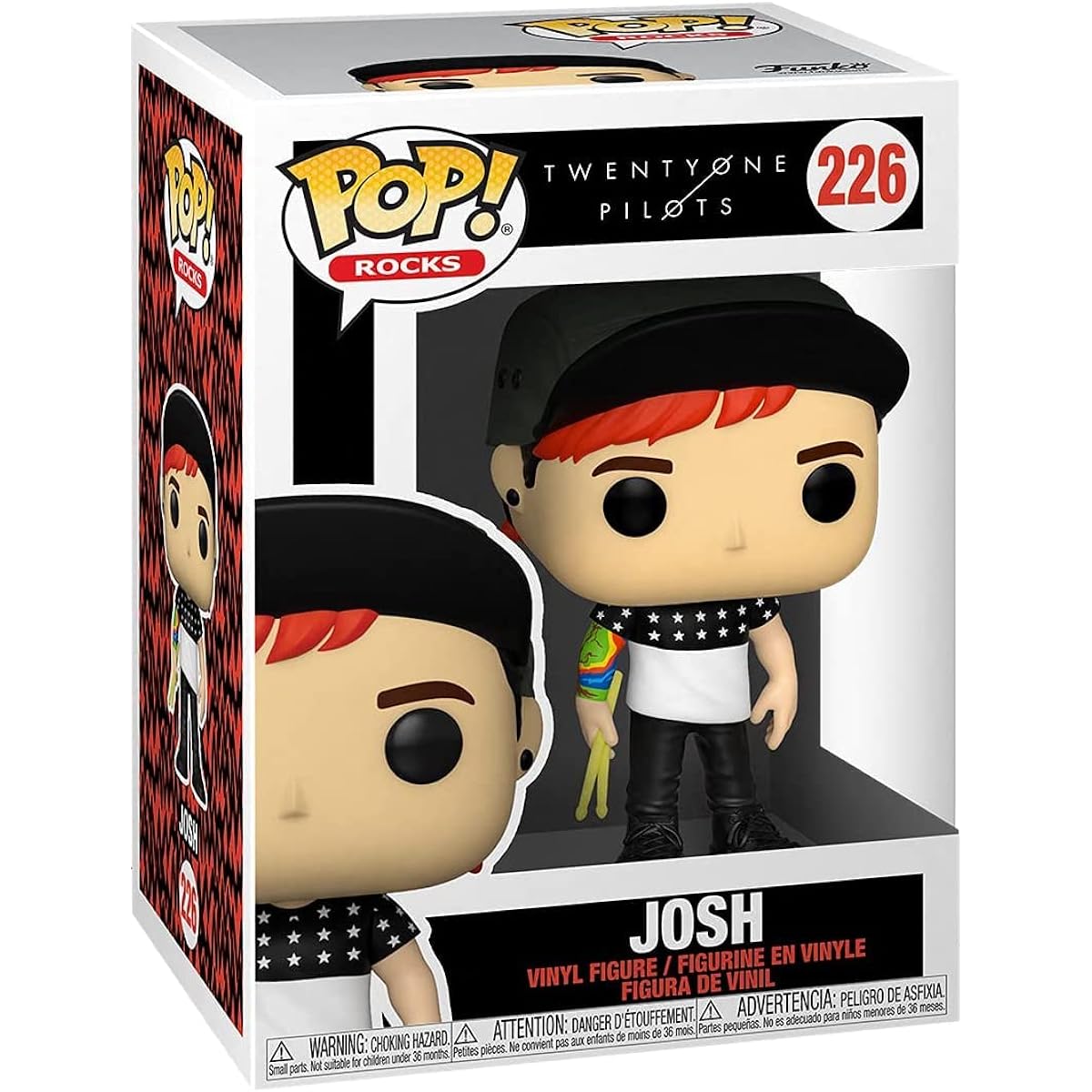 POP Rocks! Bundle: Stress Out Joshua Dun Vinyl Pop with Compatible Ecotech Protector Case