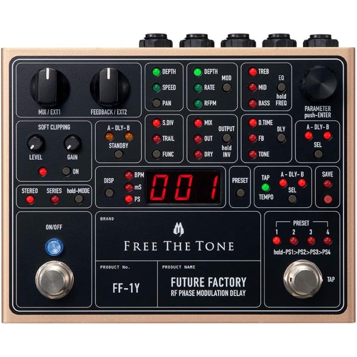 FREE THE TONE/FF-1Y FUTURE FACTORY RF PHASE MODULATION DELAY FREE THE TONE DELAY
