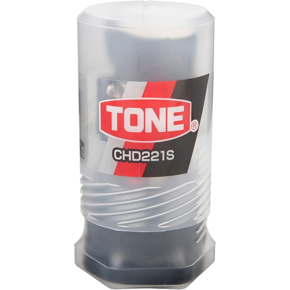 TONE Electric Screwdriver Bit Set CHD221S Bit Insertion & 6.35mm (1/4") 2.5N・m Contents 23 Pieces White